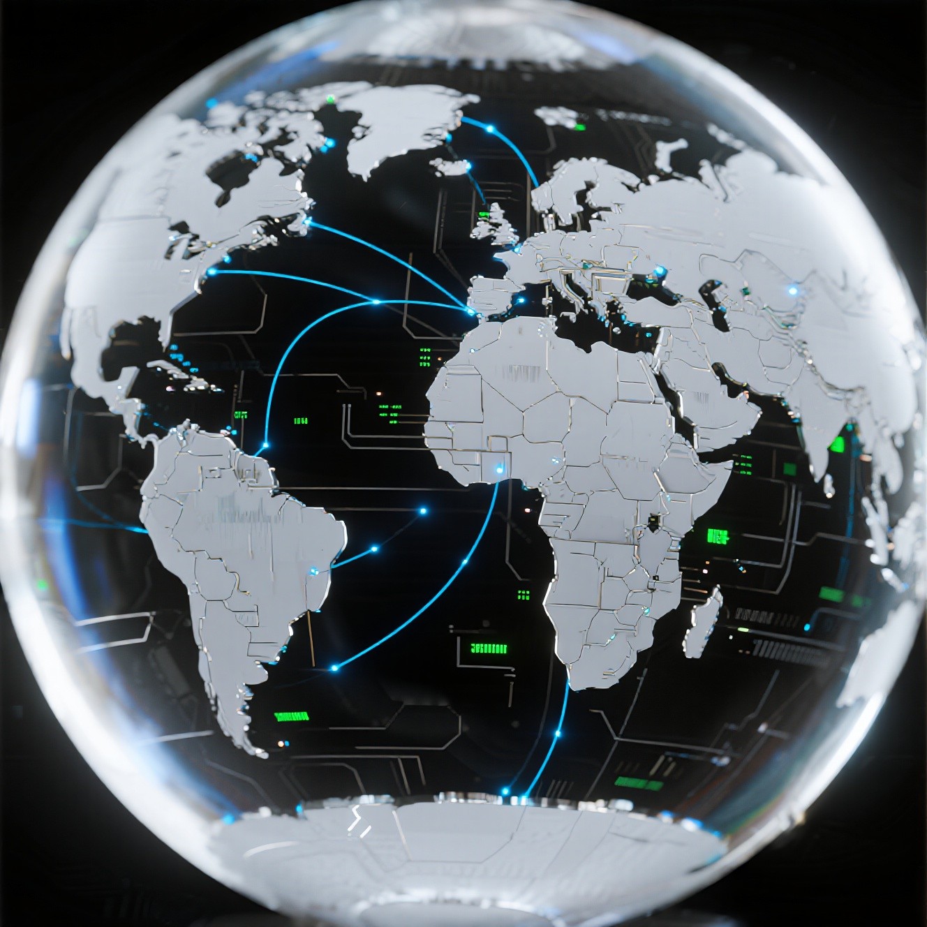Multi-continental market distribution